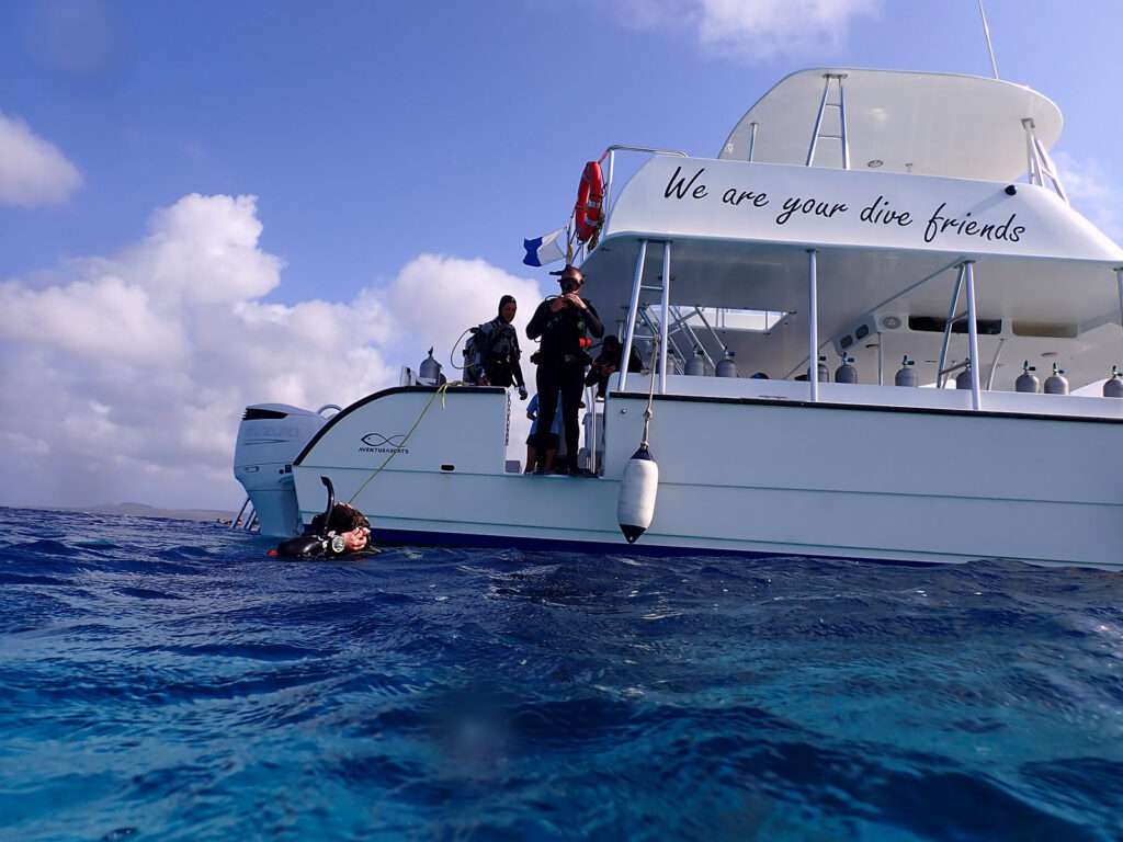 Dayo Scuba divers on a group trip