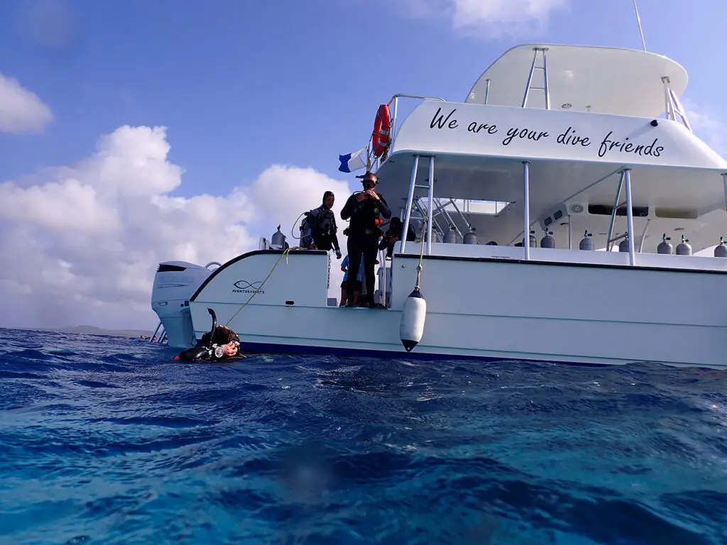 Dayo Scuba group preparing for a dive trip